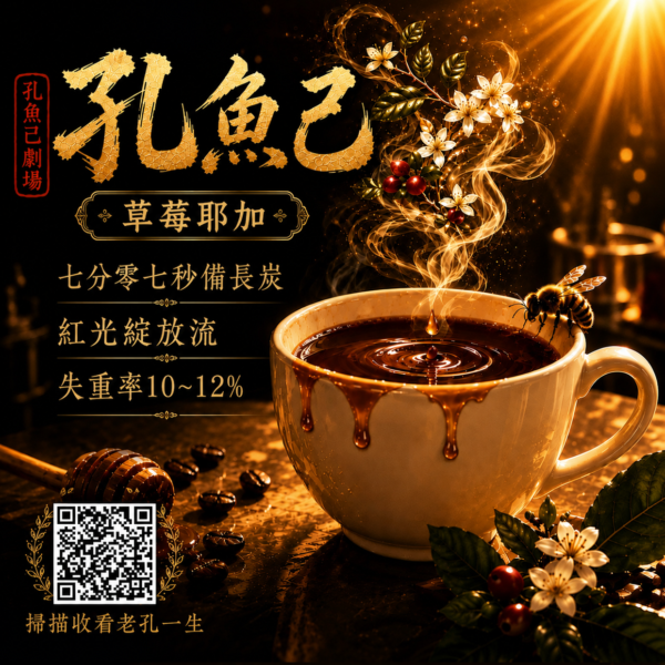 草莓耶加 水洗 物理凝香 (耶加雪菲+草莓蜜)