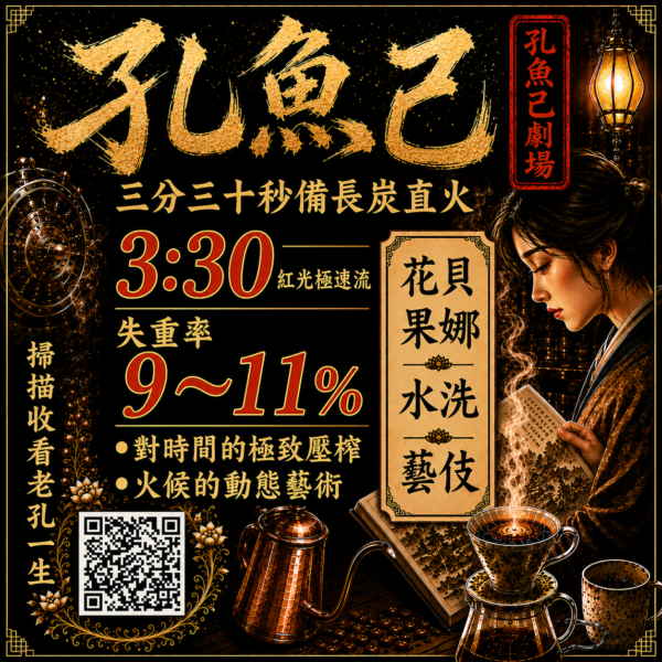 花貝果娜 藝伎 水洗-半磅裝